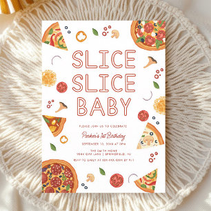 Invitation moderne pour le premier anniversaire su