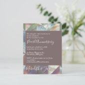 Invitation moderne pour les 30 ans de mariage perl (Debout devant)