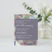 Invitation moderne pour les 30 ans de mariage perl (Debout devant)