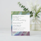 Invitation moderne pour les 30 ans de mariage perl (Debout devant)