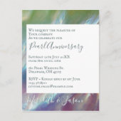 Invitation moderne pour les 30 ans de mariage perl (Devant)