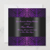 Invitation moderne pour un anniversaire de 16 ans (Dos)