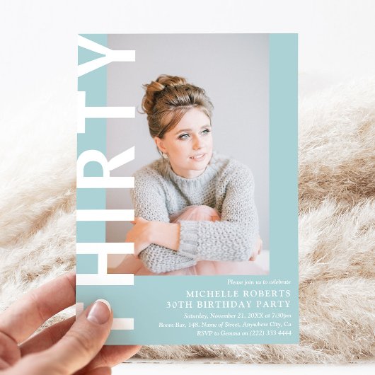 Invitation moderne pour une fête d'anniversaire de
