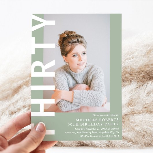 Invitation moderne pour une fête d'anniversaire de