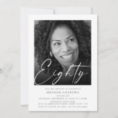 Invitation moderne pour une fête d'anniversaire de (Devant)