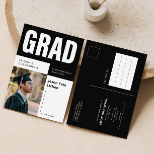 Invitation moderne pour une fête de fin d'études a