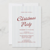 Invitation moderne pour une fête de Noël avec des (Devant)