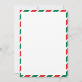 Invitation moderne pour une fête de Noël joyeuse D (Dos)