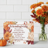 Invitation moderne pour une fête de Thanksgiving a