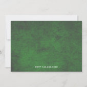 Invitation moderne pour une fête de thé vert pour (Dos)