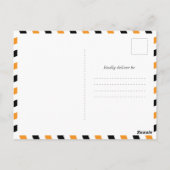 Invitation moderne pour une fête de Trunk or Treat (Dos)