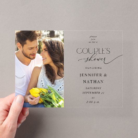 Invitation moderne pour une fête prénatale avec de (In situ (ordinateur de poche))