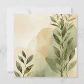 Invitation moderne pour une fête prénatale de coup (Dos)