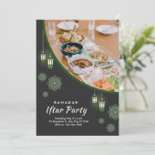 Invitation moderne pour une soirée Iftar de Ramada (Debout devant)