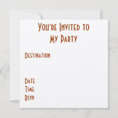 invitation moderne renversante de conception du (Dos)