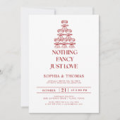 Invitation Moderne Rien De Fancy Just Love Elopement (Devant)