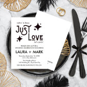 Invitation Moderne Rien De Fancy Just Love Mariage