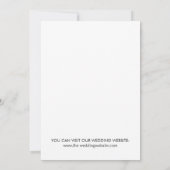 Invitation Moderne Rien De Fancy Just Love Mariage (Dos)