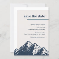 Moderne Rustic Mountain Nature Mariage extérieur