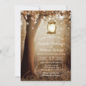 Invitation Moderne Rustique Arbre de Pays Mariage (Devant)