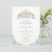 Invitation Moderne Rustique de Quinceanera (Debout devant)
