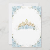 Invitation Moderne Rustique de Quinceanera (Dos)