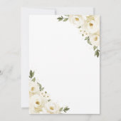 Invitation moderne rustique pour Quinceanera (Dos)