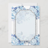 Invitation moderne rustique pour Quinceanera (Dos)