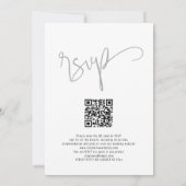 Invitation Moderne Script de mariage "3 Photos Rejoignez-nous (Dos)
