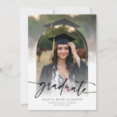 Invitation Moderne Simple 2 Photo Graduation (Devant)