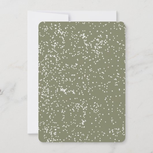 Invitation Moderne Simple Boho Bow Christmas Tree Party (Dos)