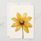 Invitation Moderne simple élégant 60e anniversaire (Dos)