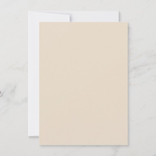 Invitation Moderne simple mariage fleur sauvage (Dos)