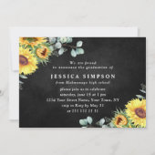 Invitation Moderne Simple Minimaliste 3 PHOTO Graduation Part (Dos)
