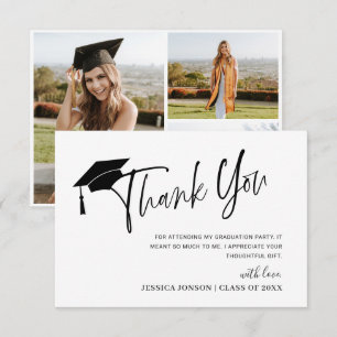 Invitation Moderne Simple Minimaliste Graduation 3 Photo