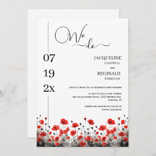 Invitation Moderne simple Nous faisons minimaliste Mariage ro