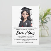 Invitation moderne simple soins infirmiers (Debout devant)