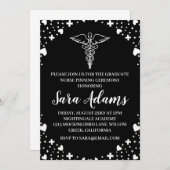 Invitation moderne simple soins infirmiers (Devant / Derrière)