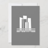 Invitation Moderne Skyline Homes House (Dos)
