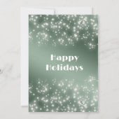 Invitation Moderne Sparkle pin branche entreprise Noël (Dos)