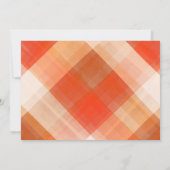 Invitation Moderne Thanksgiving Dîner Citrouille Thanksgiving (Dos)