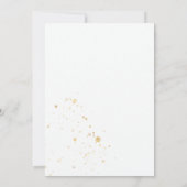 Invitation Moderne, typographie Mariage de automne Boho (Dos)