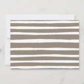 Invitation Moderne Un Petit Lapin Est En Chemin baby shower (Dos)