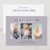 Invitation ModernGraduation Party Collage photo (Devant / Derrière)