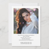 Invitation Modernisation Script Graduate 2 Photos Graduation (Dos)