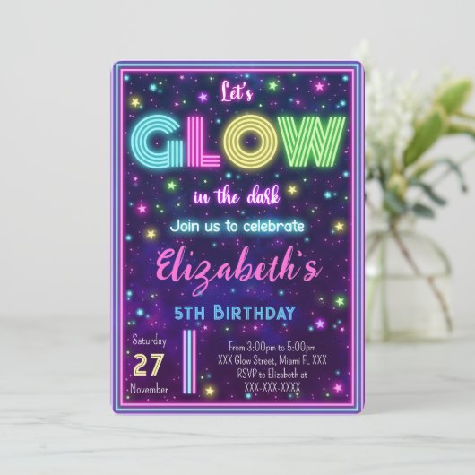 Invitation modifiable (Debout devant)