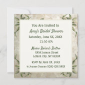 Invitation modifiable Citrons Rustique Vintage (Dos)