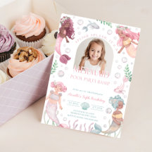 Invitation modifiable de fête autour de la piscine