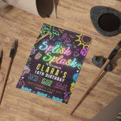 Invitation modifiable de la partie de la partie de