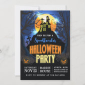 Invitation modifiable du parti Halloween Spooktacu (Devant)